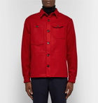 Freemans Sporting Club - Wool-Blend Shirt Jacket - Men - Red