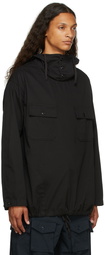 Engineered Garments Black Twill Hooded Shirt