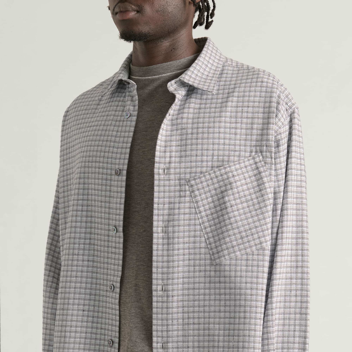 END. x Samsøe Samsøe Men's Saarch Ki Shirt in Dawn Blue