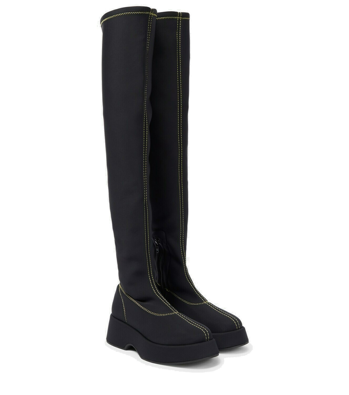 Ganni - Over-the-knee sock boots GANNI