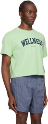 Sporty & Rich Green 'Wellness' Ivy T-Shirt