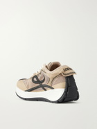 LOEWE - Pogo Rubber-Trimmed Mesh Sneakers - Neutrals