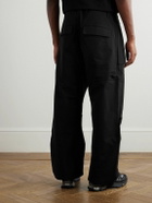 ACRONYM - Straight-Leg Webbing-Trimmed Schoeller® Dryskin™ Cargo Trousers - Black