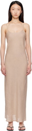 Baserange Beige Dydine Maxi Dress