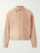 Valstar - Stan Suede Bomber Jacket - Neutrals