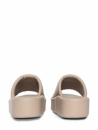 BALENCIAGA 80mm Bb Shiny Leather Slide Sandals