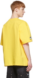 We11done Yellow Cotton T-Shirt