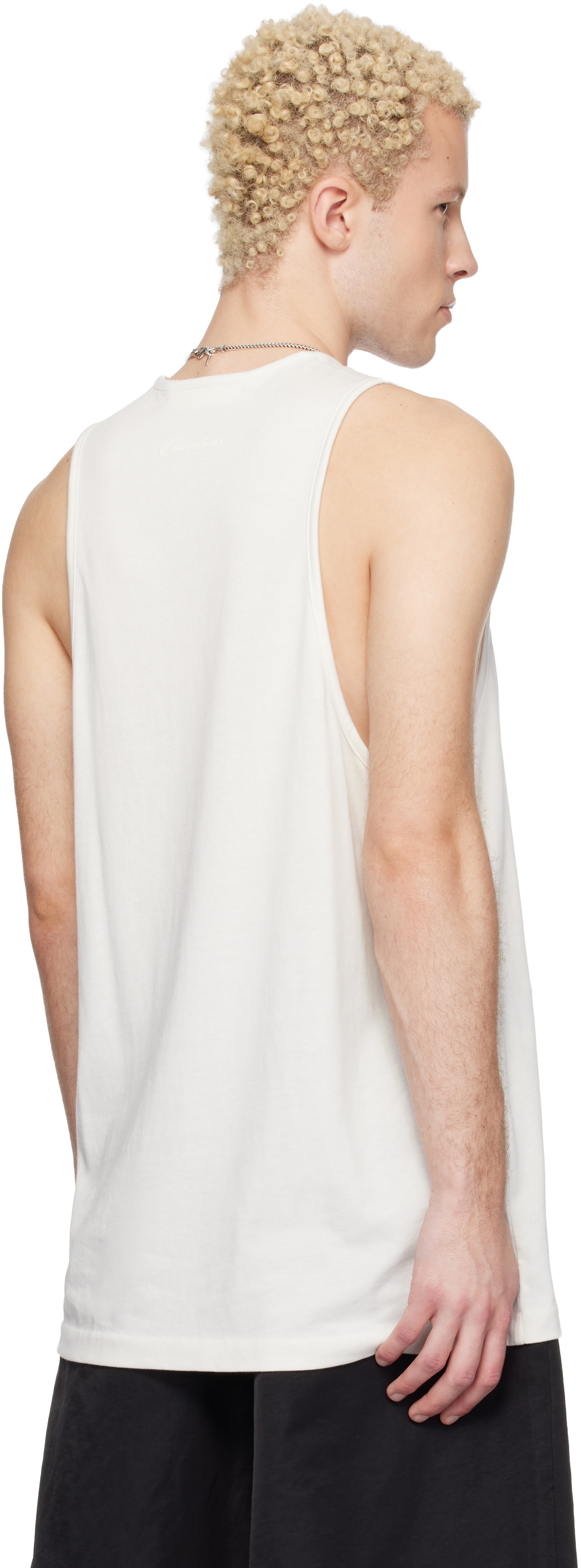 Fear of God ESSENTIALS Off-White Signature Essential Tank Top