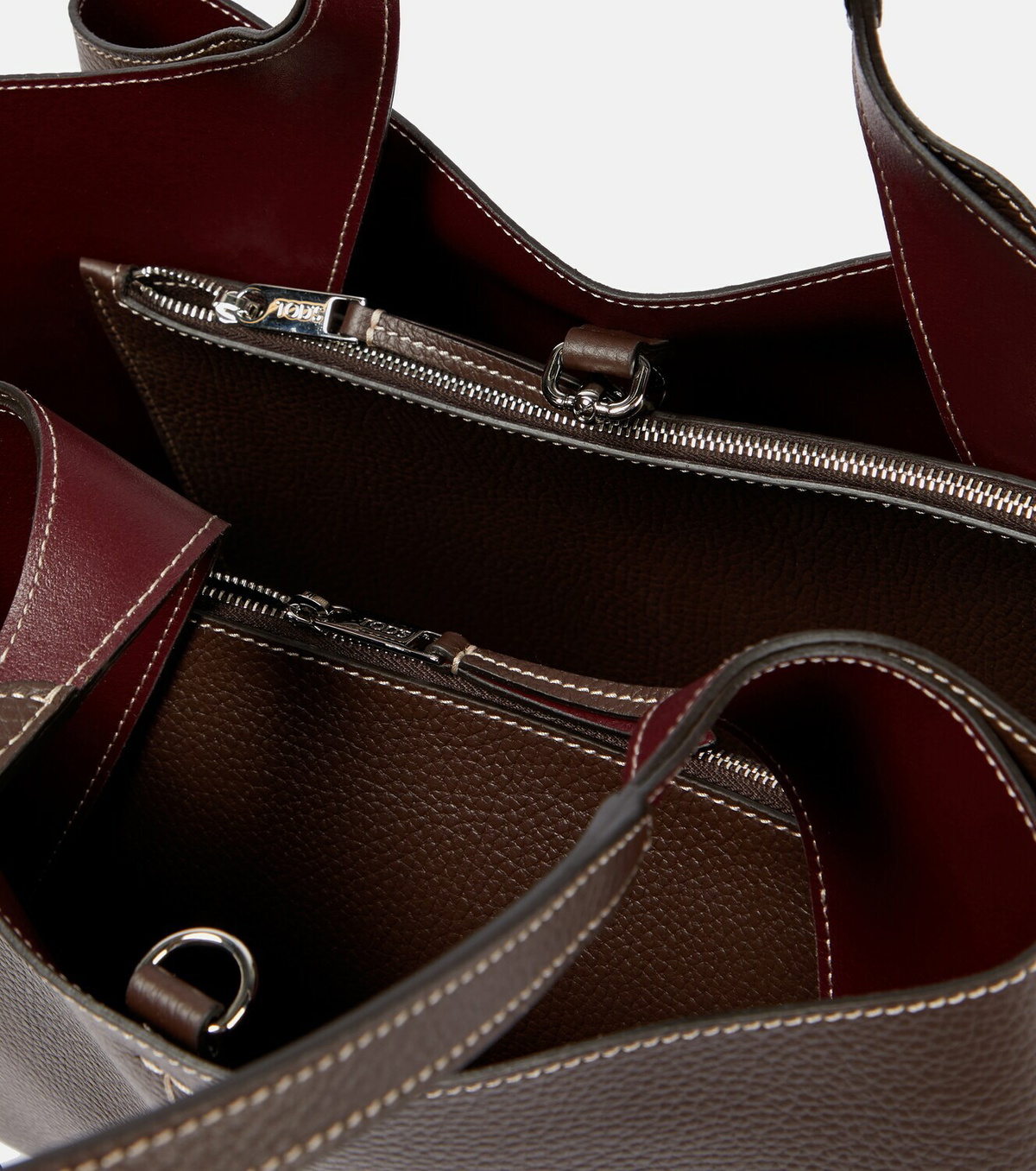トートバッグ TOD'S TOTES CAMMELLO Woman ORANGE T Timeless Shopping Bag in Raffia and Leather