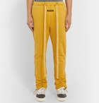 Fear of God - Slim-Fit Tapered Loopback Cotton-Jersey Sweatpants - Yellow