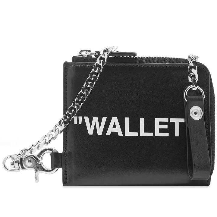 Photo: Off-White "QUOTE" Chain Wallet