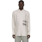 Jil Sander Off-White Printed Flyer Shirt