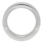 Bottega Veneta Silver Small Flat Ring