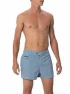 MC2 Saint Barth Man Fitted Cut Swim Shorts Harrys With Gingham Print