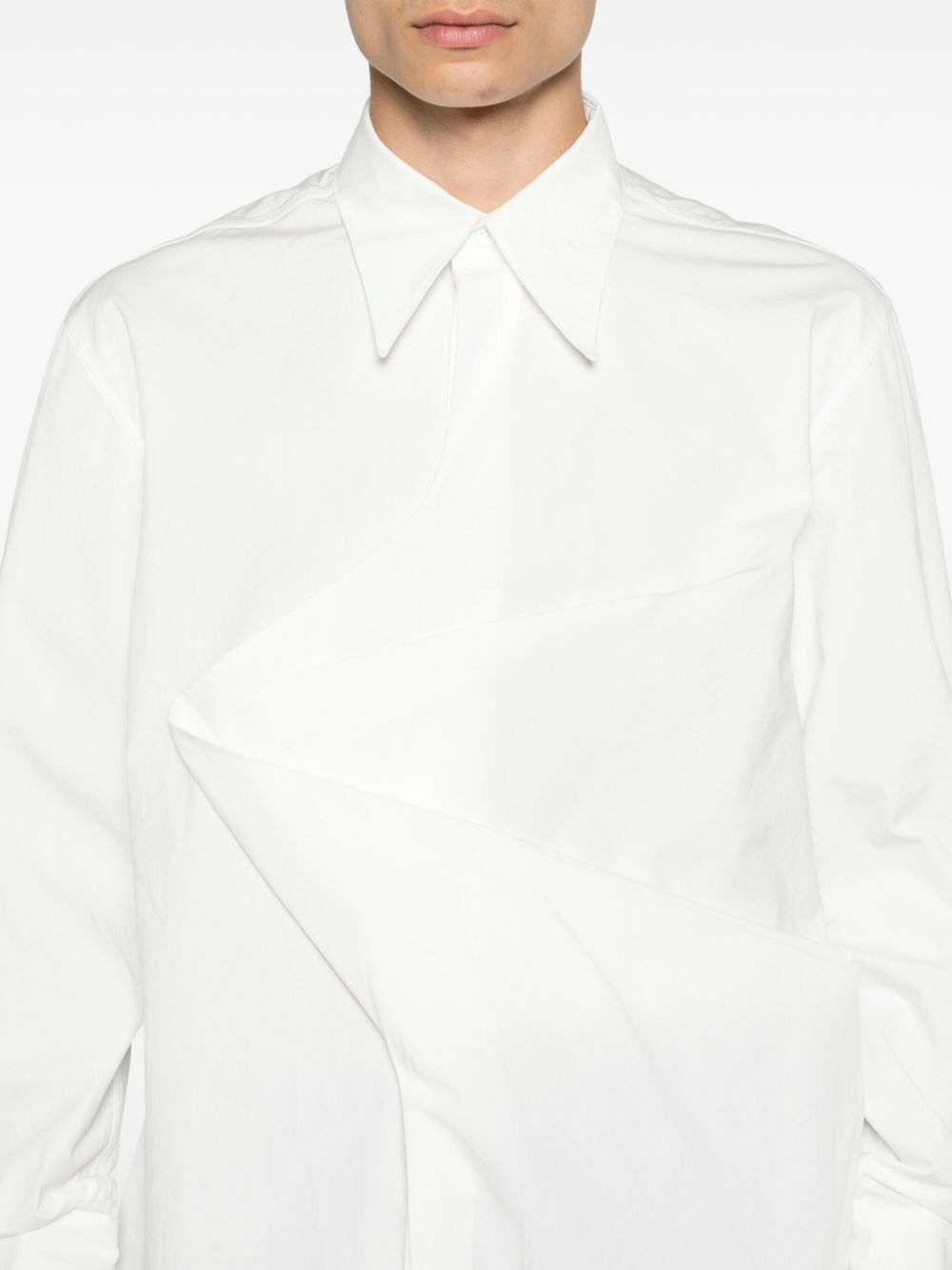 Bianca Saunders White Freetown Cotton Shirt