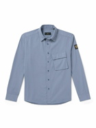 Belstaff - Scale Garment-Dyed Cotton-Twill Shirt - Blue