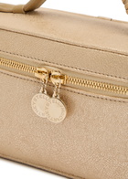 Stella Mccartney Falabella Faux Suede Vanity Case - Gold - One Size