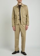 Wax London Strand Twill Jacket Tan