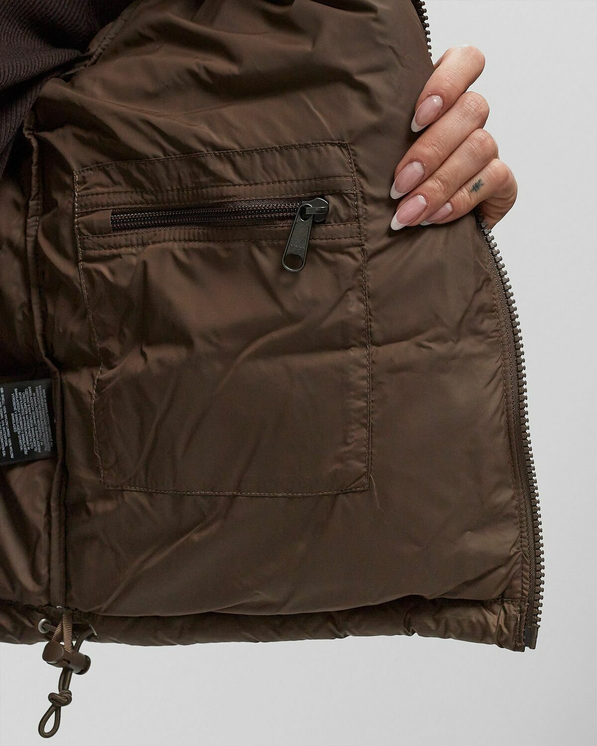 The North Face 1996 RETRO NUPTSE JACKET Brown Womens Down & Puffer 