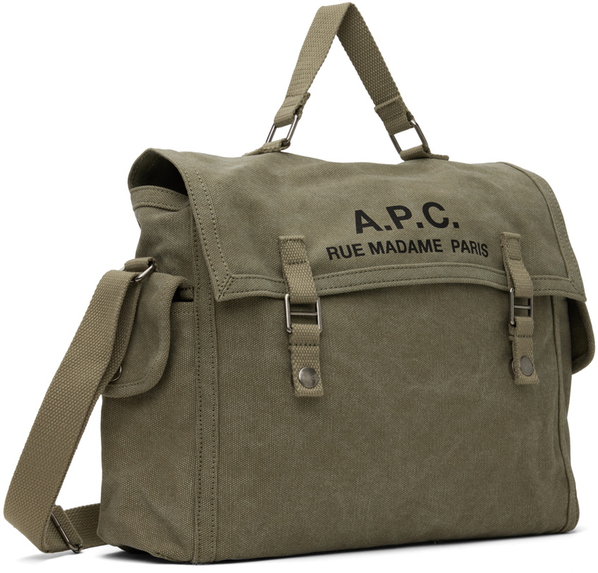 A.P.C. Khaki Recuperation Bag A.P.C.