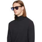 Fendi Black and Blue Square Sunglasses