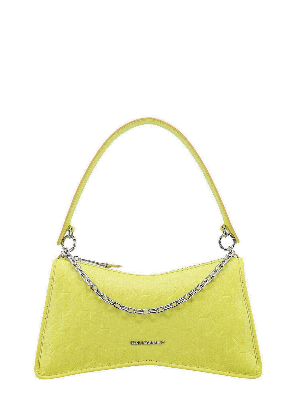 Karl Lagerfeld Shoulder Bag Yellow Womens Karl Lagerfeld