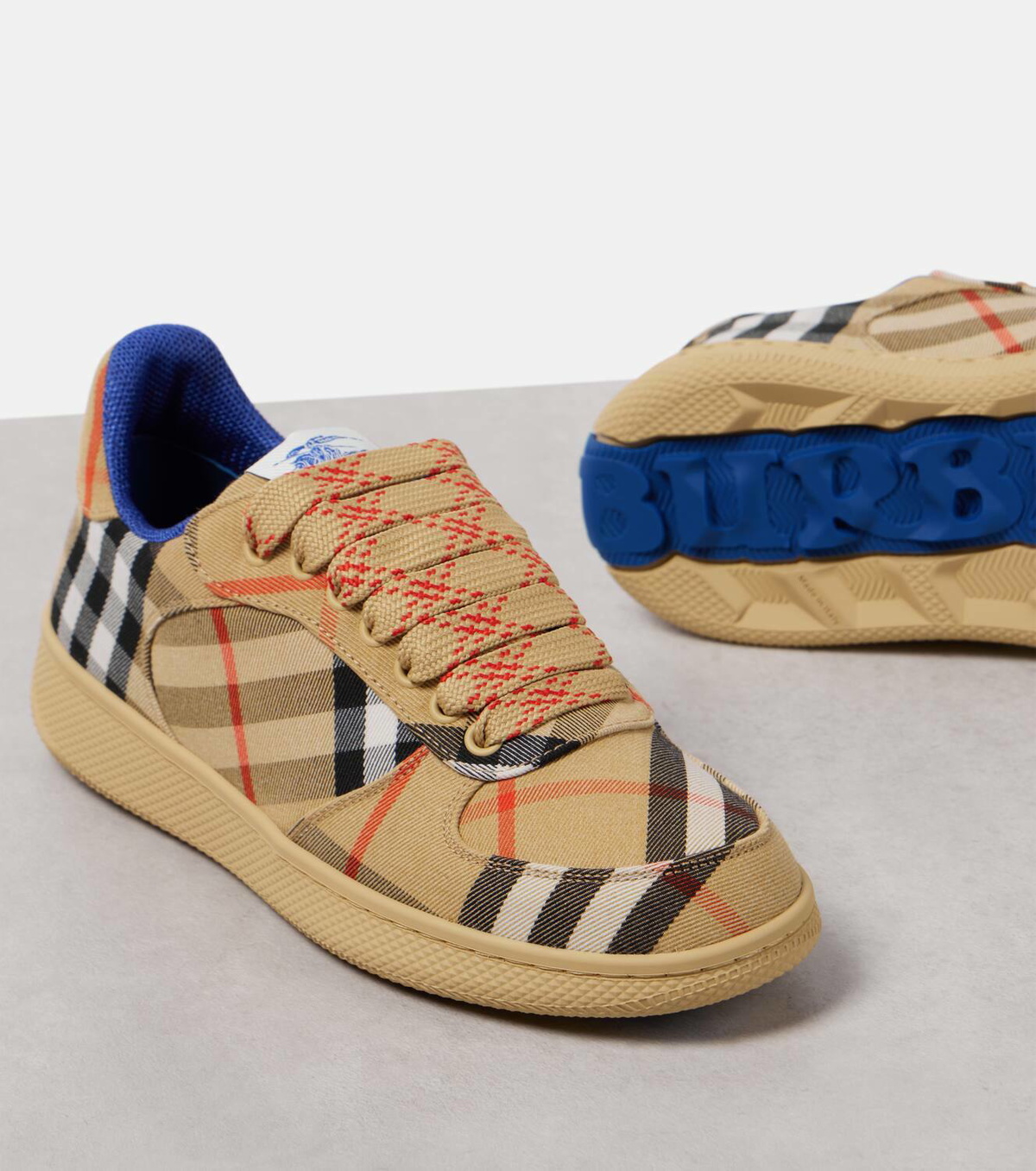 Burberry Burberry Check canvas sneakers