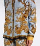 La DoubleJ Boy printed silk satin shirt
