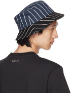 Paul Smith Black & Blue Deck Stripe Hat