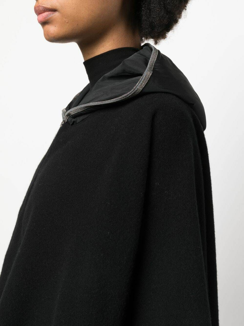 FABIANA FILIPPI - Wool And Silk Blend Poncho Fabiana Filippi