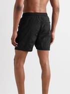 Stone Island - Mid-Length Logo-Appliquéd ECONYL Swim Shorts - Black