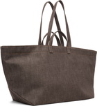 A.P.C. Brown 'Le Drummer' Toile Tote