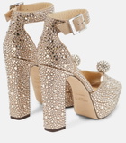 Jimmy Choo - Socorie 120 embellished leather sandals