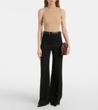 Victoria Beckham Sheer high-neck lace bodysuit