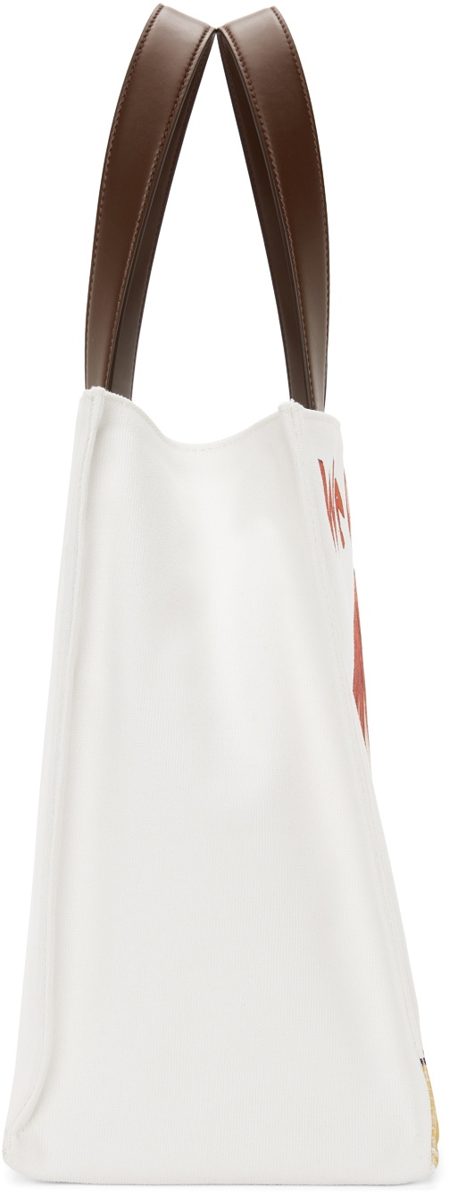 Stella McCartney White Yoshitomo Nara Edition Cotton Canvas Nara