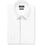 Hugo Boss - White Ivan Slim-Fit Piped Cotton-Poplin Shirt - Men - White