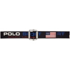 Polo Ralph Lauren Navy Webbing Polo Sport Belt