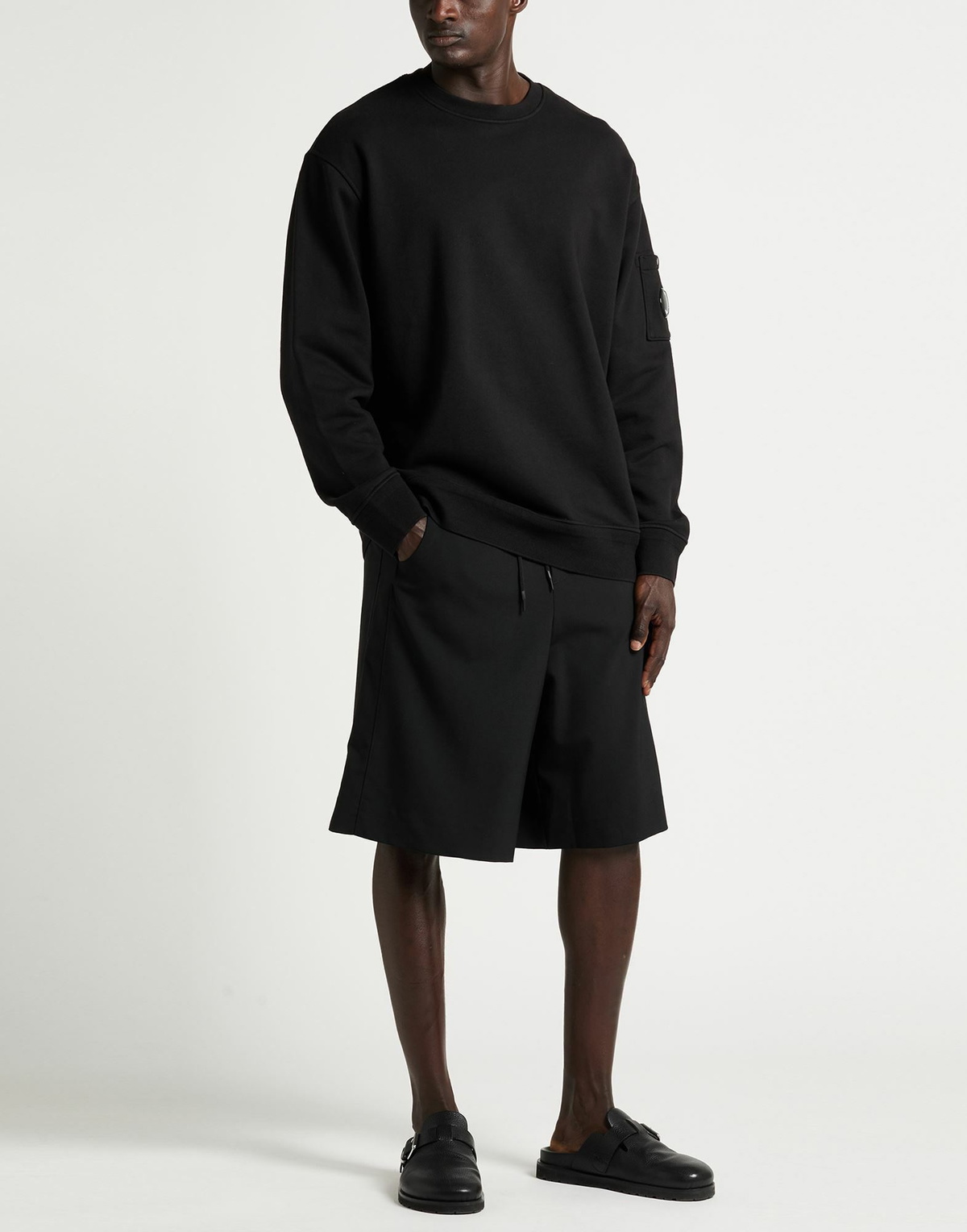 C. p. Company Mens Sweatshirt in Black