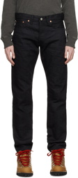 RRL Black Slim-Fit Jeans