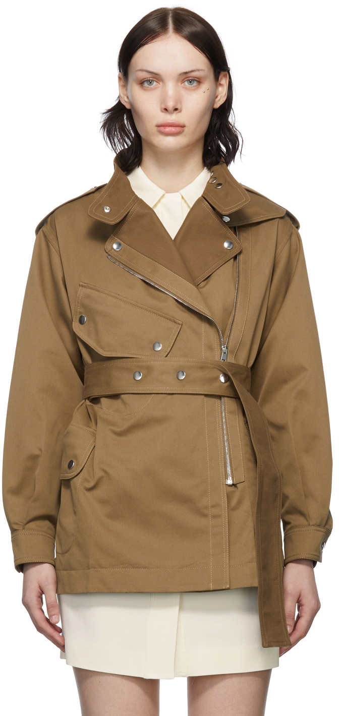 Victoria Beckham Beige Trench Jacket Victoria Beckham