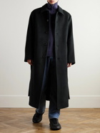 Amomento - Belted Wool and Cashmere-Blend Coat - Black