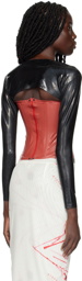 Miaou Red Libra Corset