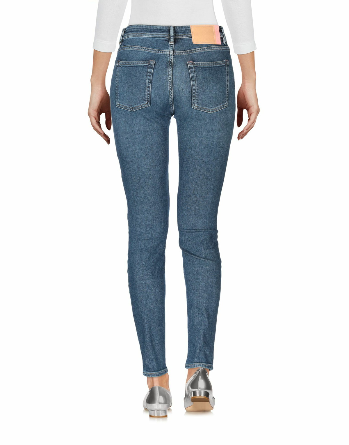 Acne Studios Blå Konst Womens Jeans in Blue