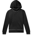 Helmut Lang - Zip-Detailed Tech-Jersey Hoodie - Black