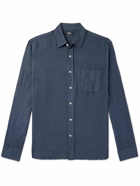 Faherty - Laguna Button-Down Collar Linen Shirt - Blue