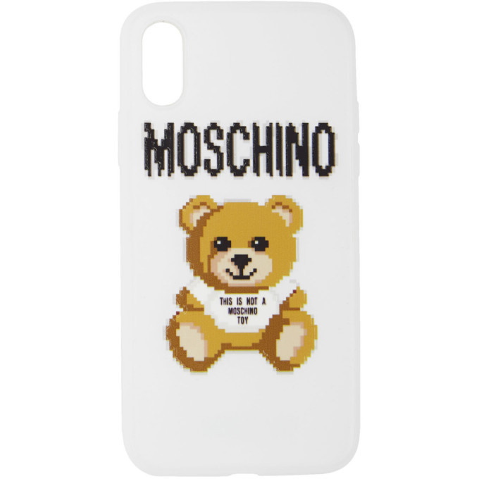 Photo: Moschino White The Sims Edition Teddy iPhone XS/X Case