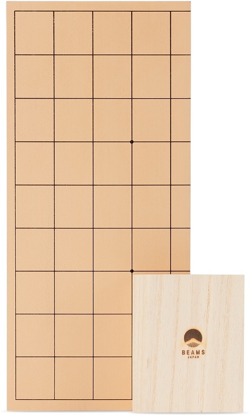 Photo: BEAMS JAPAN Beige Shogi Board Set
