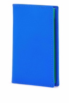 COMME DES GARCONS WALLET super fluorescent blue goat leather wallet with 3 compartments Blue