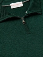 Derek Rose - Finley Half-Zip Cashmere Sweater - Green