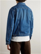 Nudie Jeans - Danny Greasy Logo-Appliquéd Denim Jacket - Blue